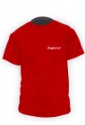Koszulka T-shirt cigacz.pl klasyk z duym logo na plecach DAMSKA czerwona rozmiary XS-XL