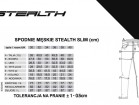 Bull-it OneSkin Stealth 17 wersja SLIM - spodnie jeansy motocyklowe mskie COVEC