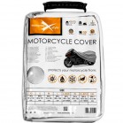 eXtreme® Oxford 300D rozmiar XL (długość 265 cm) + BOX - pokrowiec PREMIUM na motocykl z miejscem na kufer