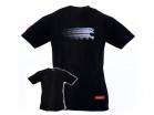 Koszulka T-shirt Ścigacz.pl Premium (kaski na piersi) męska czarna rozmiary XS-XL